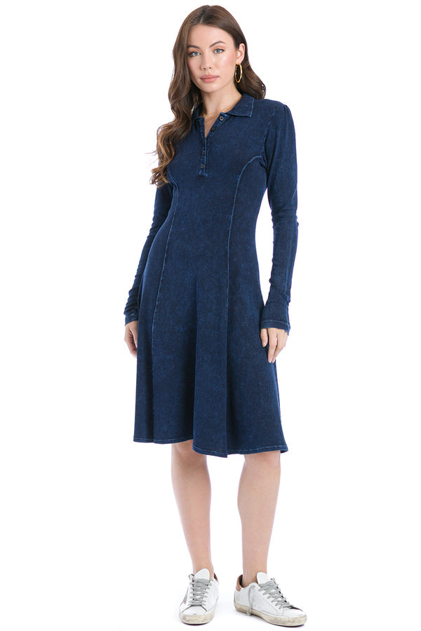 hardtail denim dress Stampede Buckle Dress-Denim