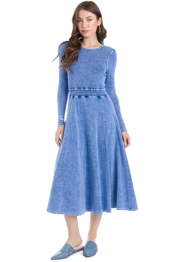 hardtail denim dress Strapless Denim Dress with Slit