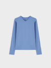 Meli High V-Neck Ribbed Tee