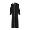 Bliss Denim Piping Jersey Dress