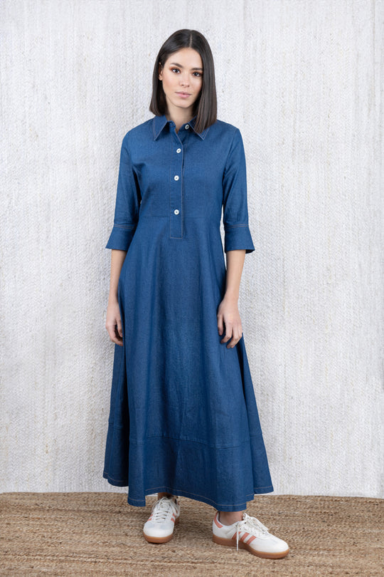 Nue Denim Shirt Dress