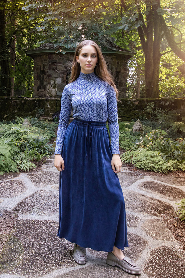 Nue Turtleneck Printed Geo Essential