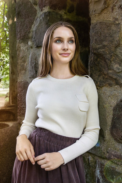 Nue Sweater Cache Top