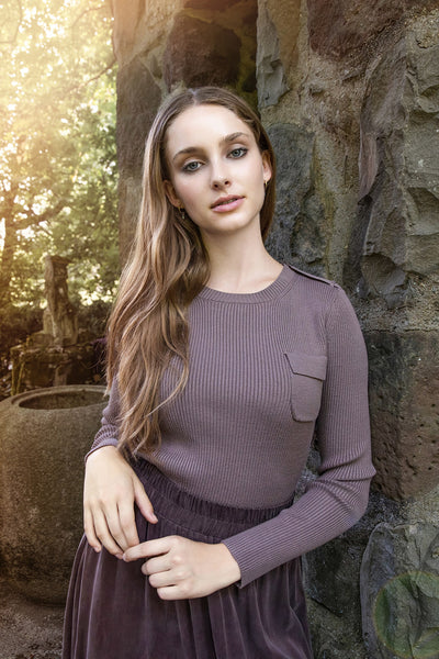 Nue Sweater Cache Top