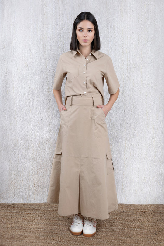 Nue Belted Cargo Skirt