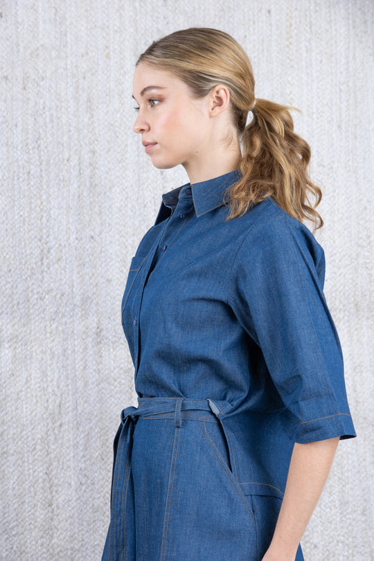 Nue Cropped Boxy Blouse