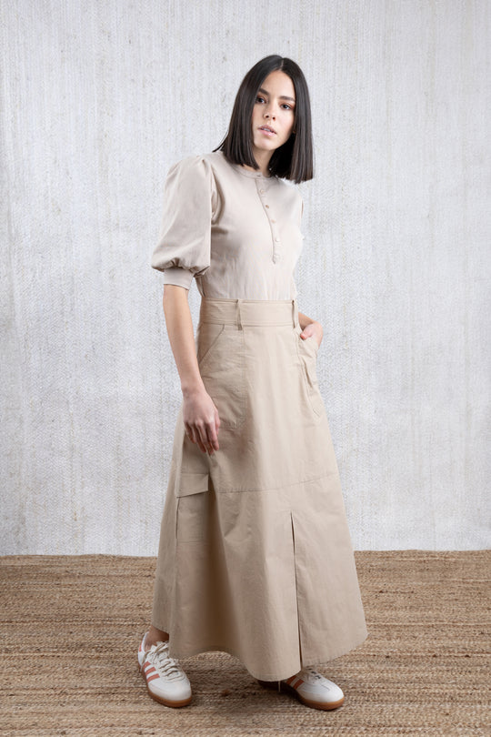 Nue Belted Cargo Skirt