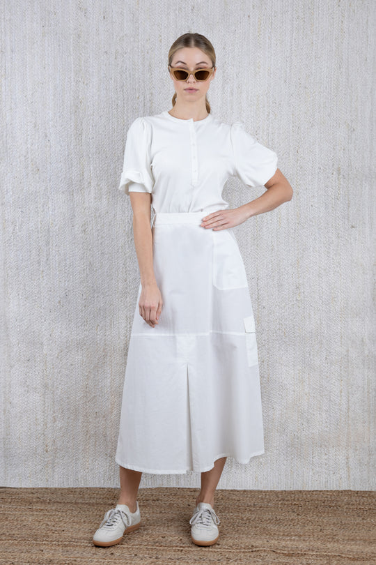 Nue Belted Cargo Skirt
