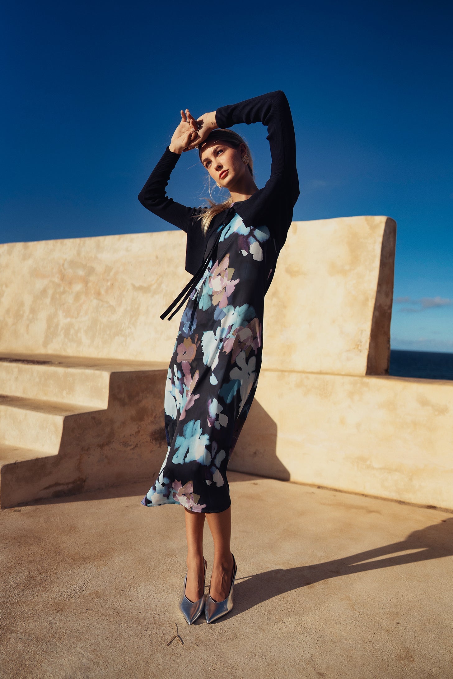 Bliss Crew Neck Slip Dress