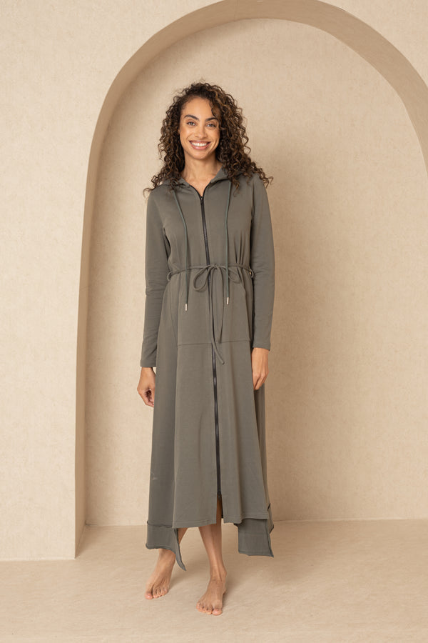 Maxi Sweatshirt Dress - Mementos Maxi Sweatshirt Dress - Mementos