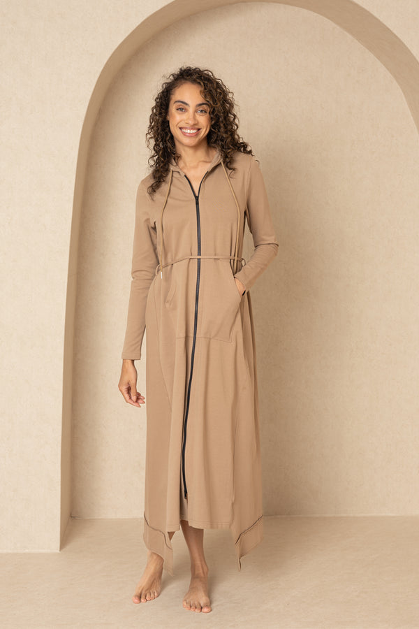 Maxi Sweatshirt Dress - Mementos Maxi Sweatshirt Dress - Mementos