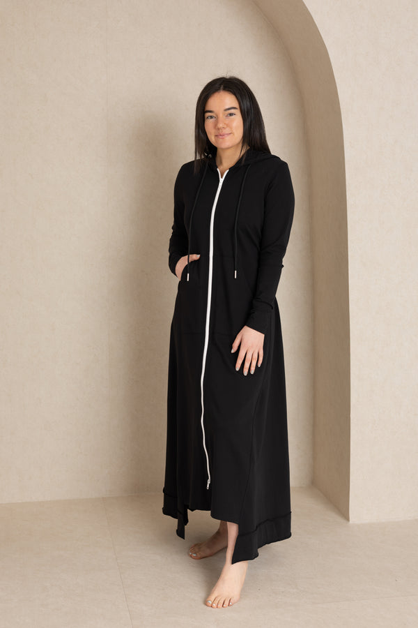 Maxi Sweatshirt Dress - Mementos Maxi Sweatshirt Dress - Mementos