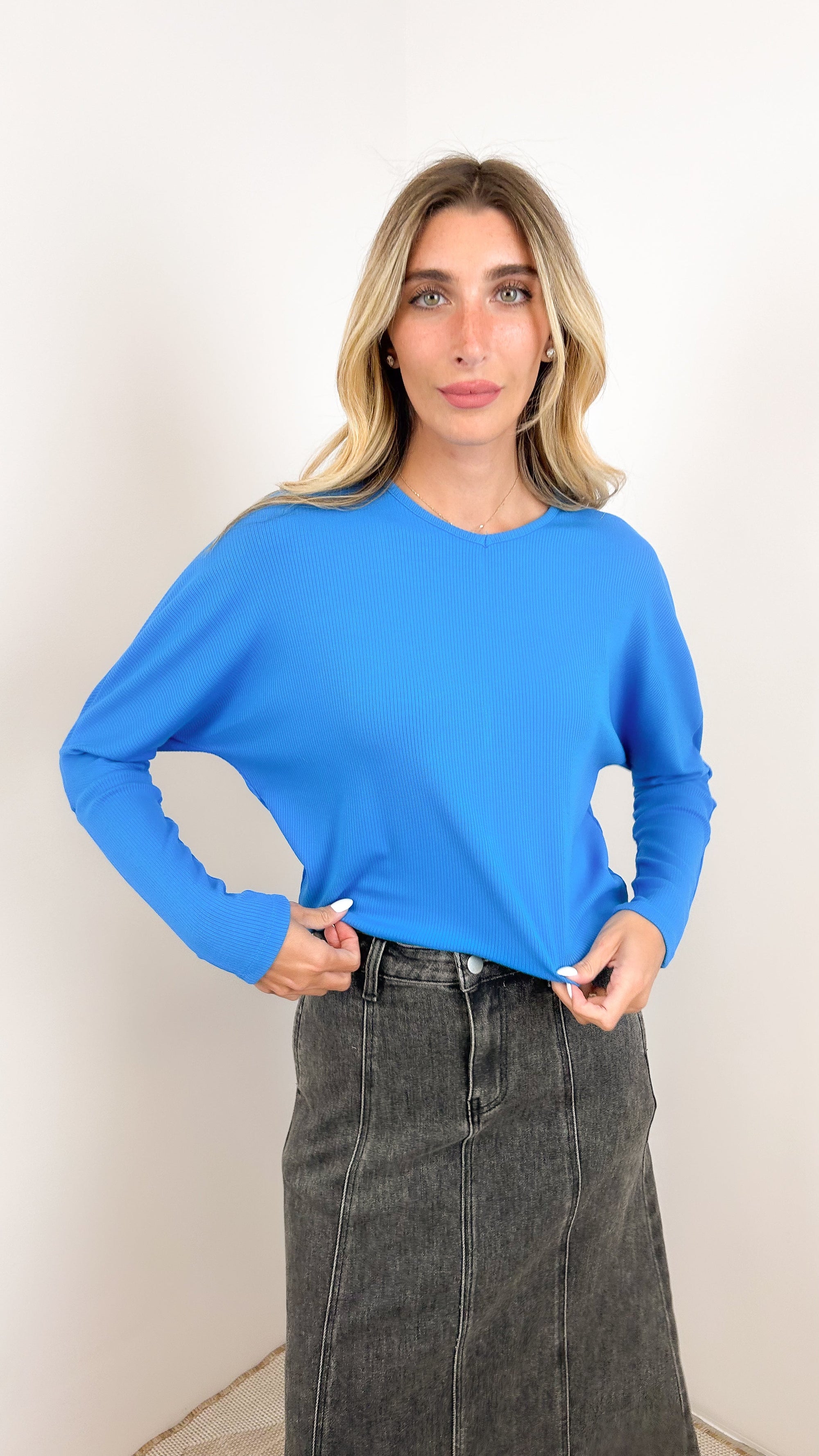 Udel Soft Rib Dolman Tee