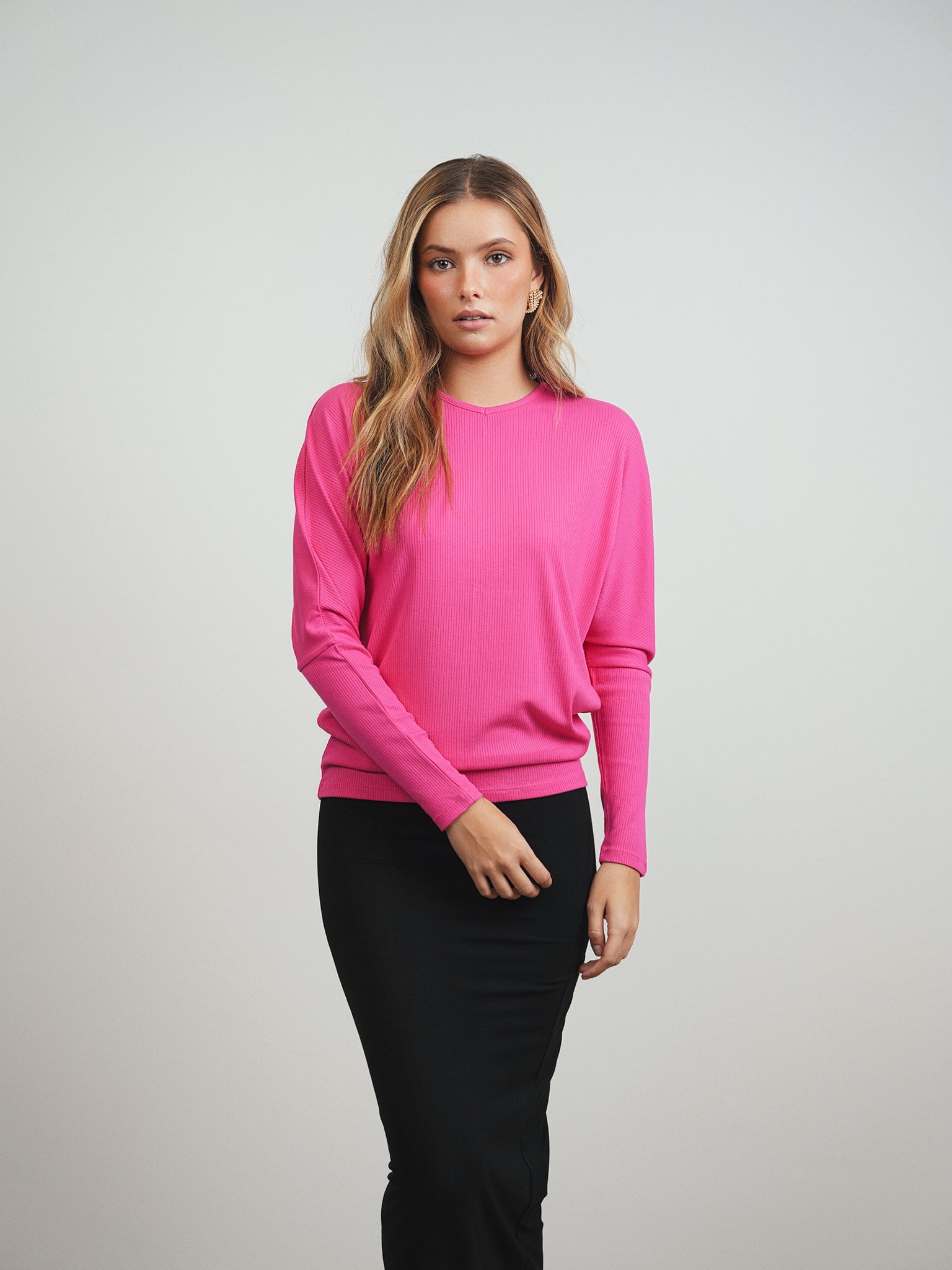 Udel Soft Rib Dolman Tee