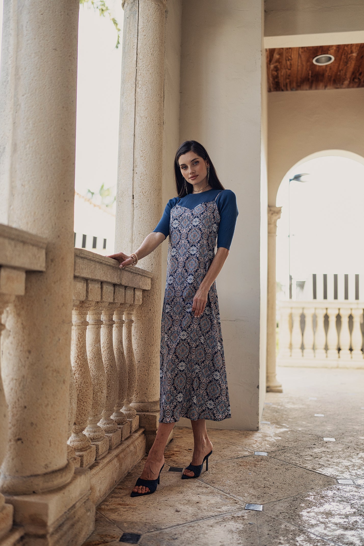 Bliss Satin Slip Dress Combo