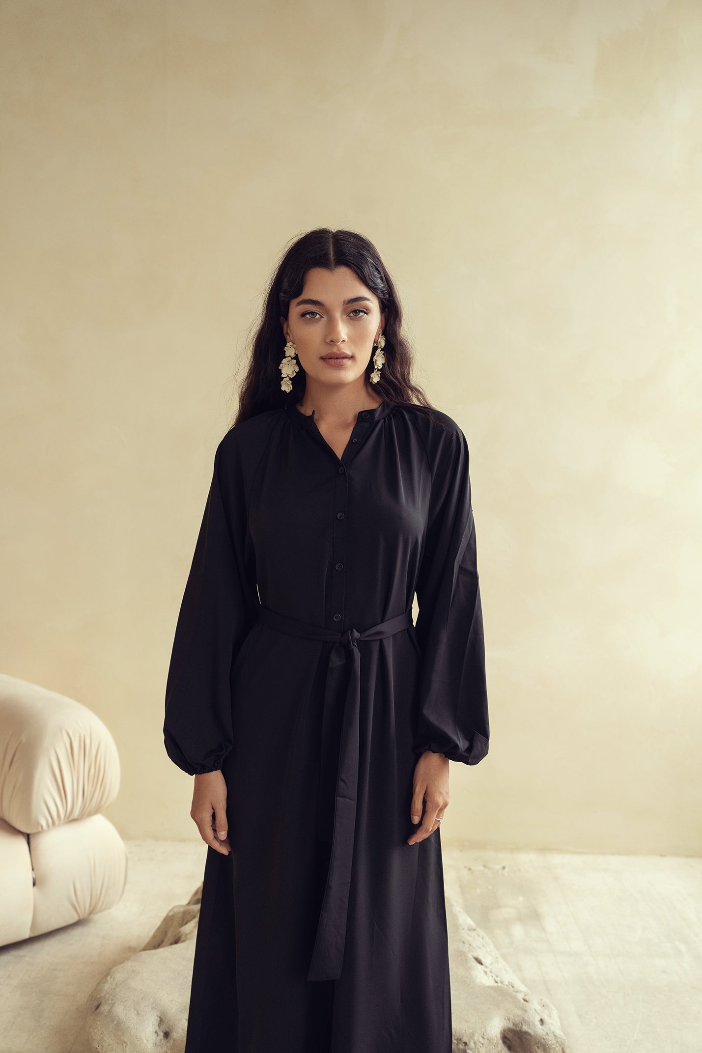 flowy button dress Cato Fashions