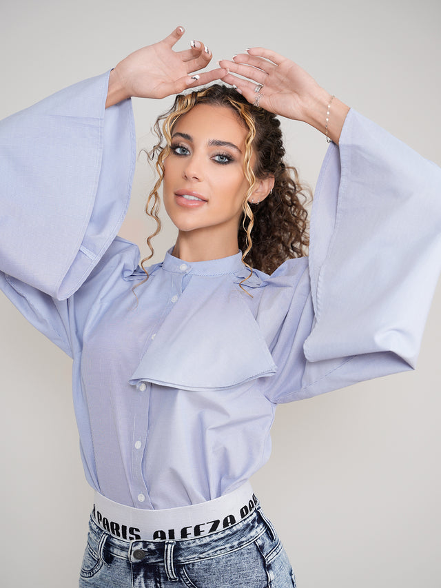 Aleeza Top with Bell Sleeves