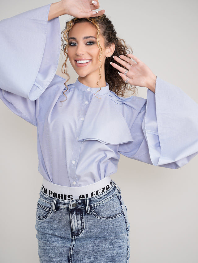 Aleeza Top with Bell Sleeves