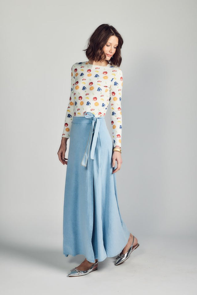 Aleeza Blanca Wrap Skirt
