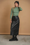 Bliss Leather Cargo Skirt