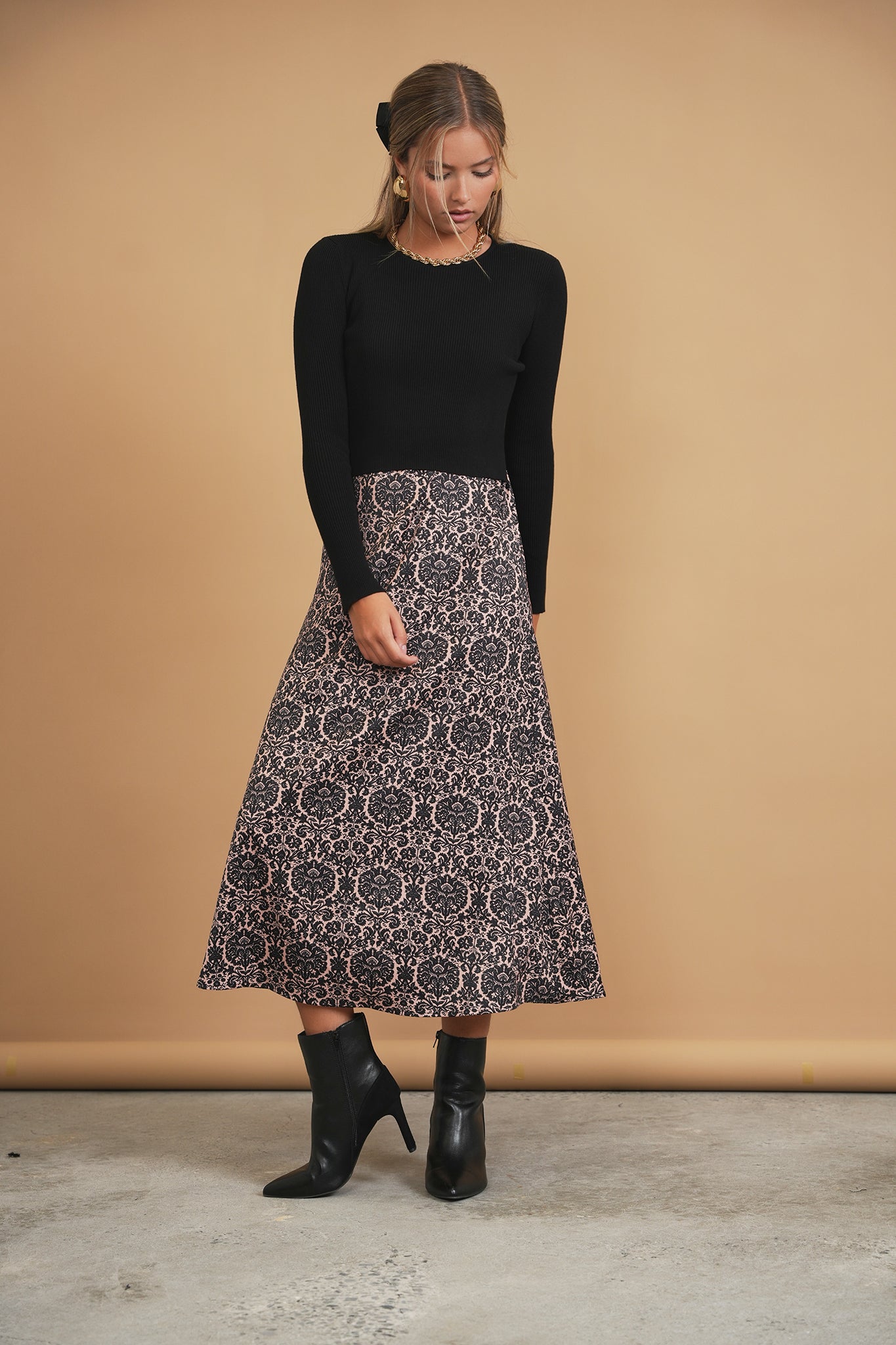 Bliss Satin Slip Dress Combo