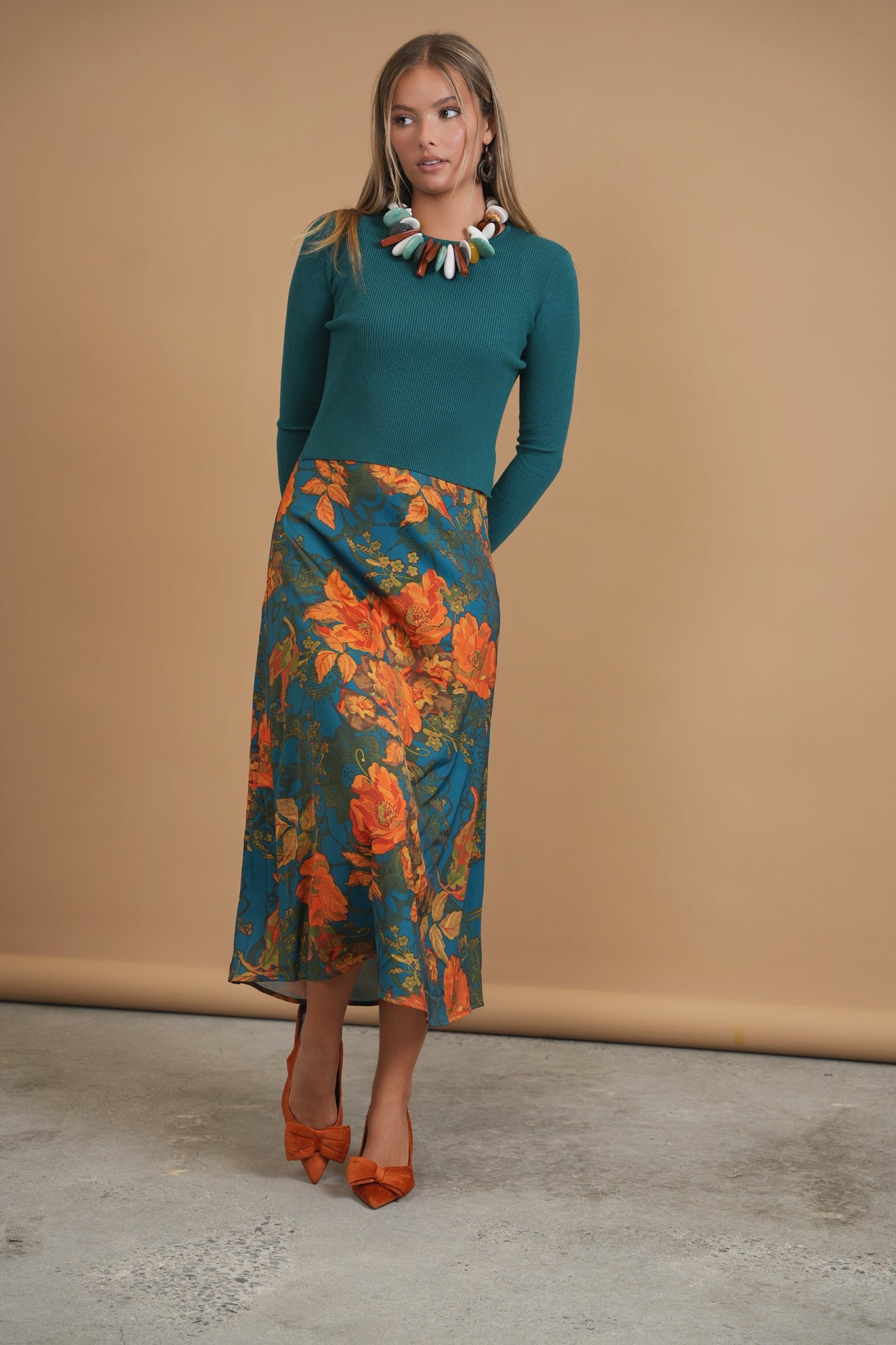 Bliss Satin Slip Dress Combo