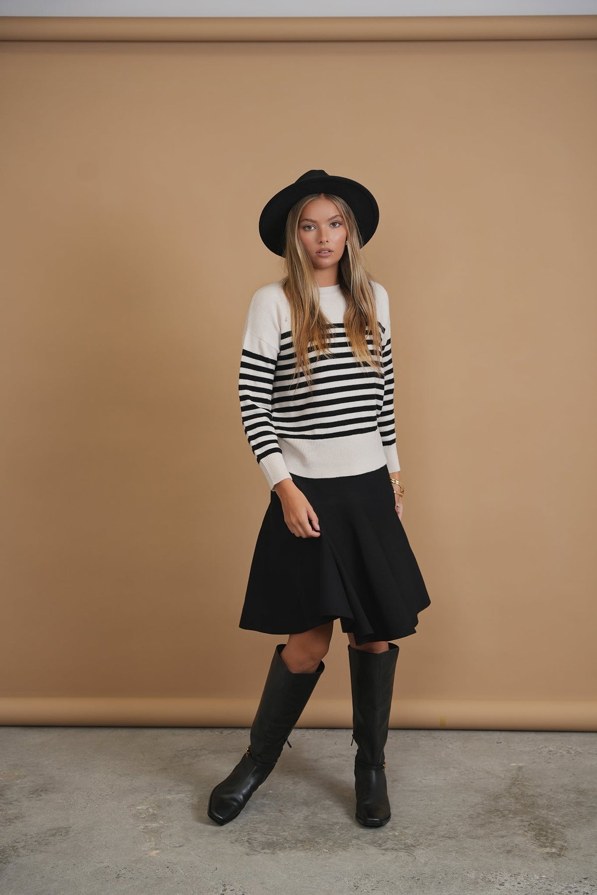 Bliss Oversized Striped Sweater