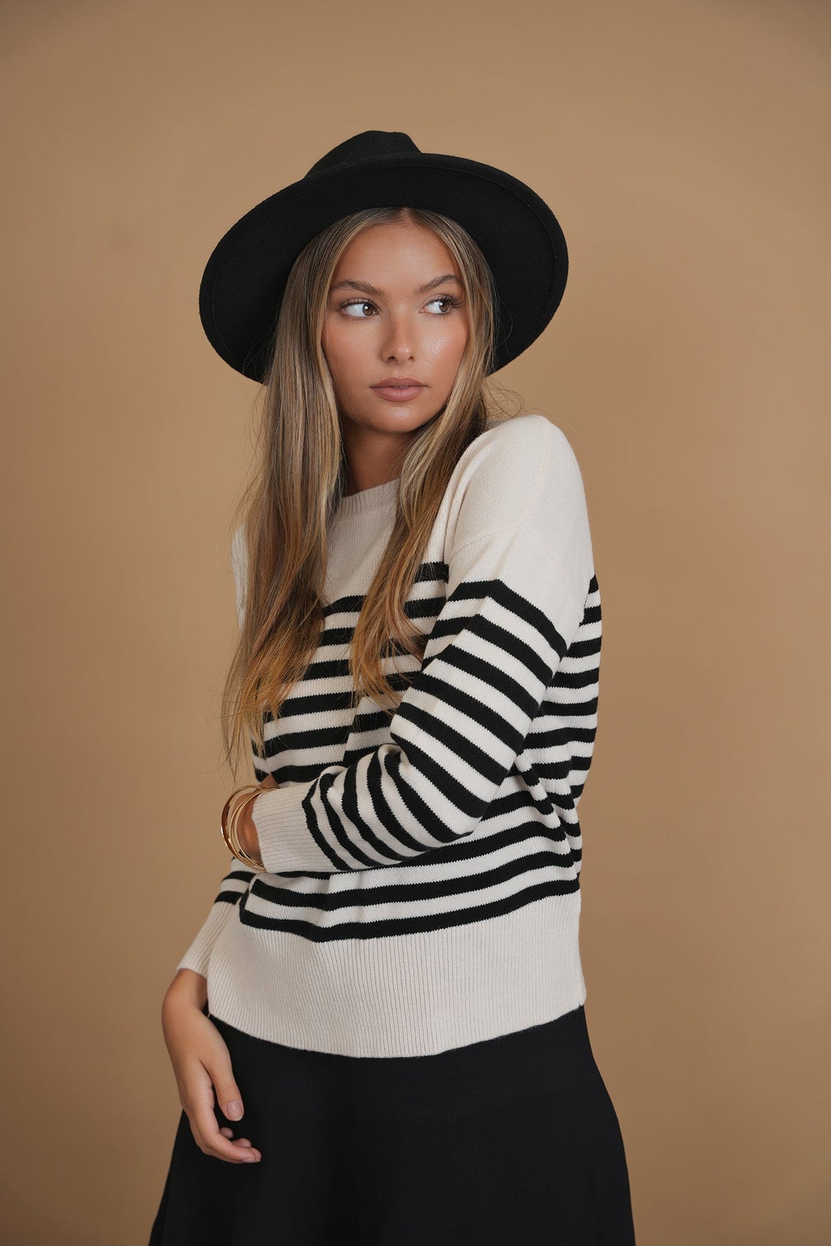 Bliss Oversized Striped Sweater