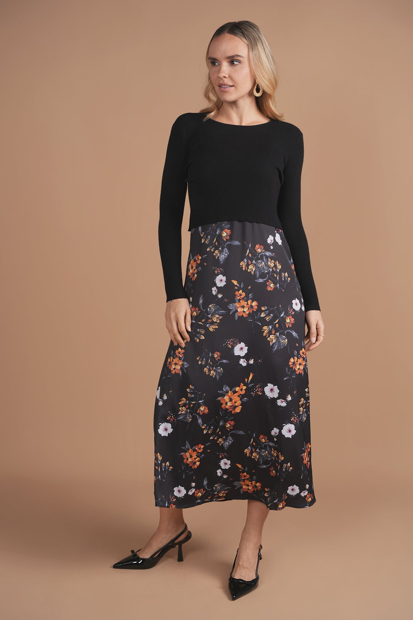Bliss Combo Slip Dress