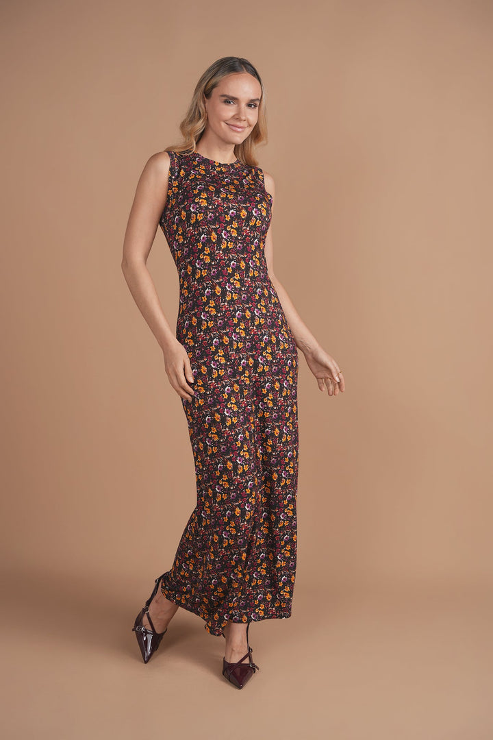 Bliss Jersey Sleeveless Dress Floral