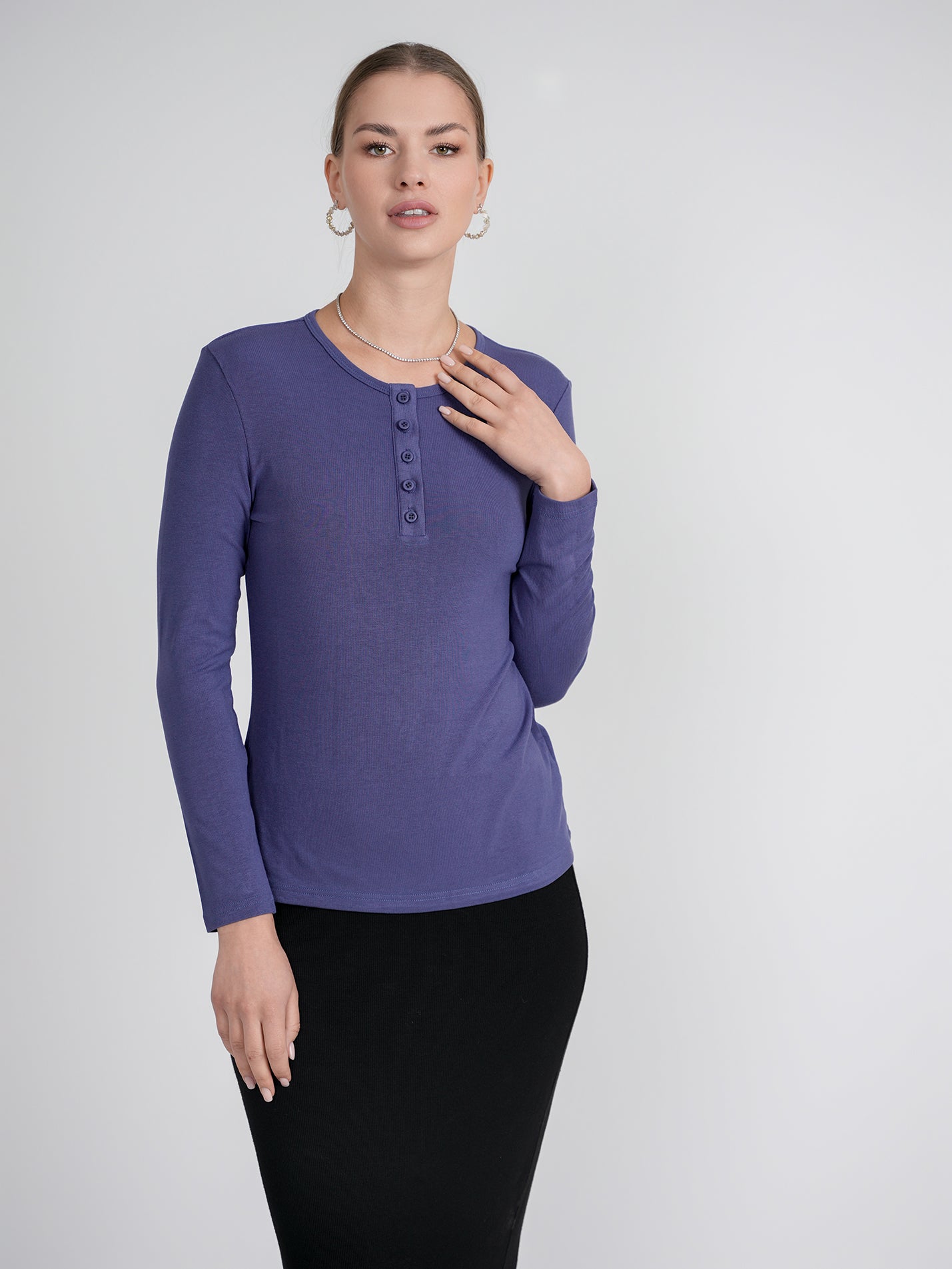 Bliss Classic Henley Top