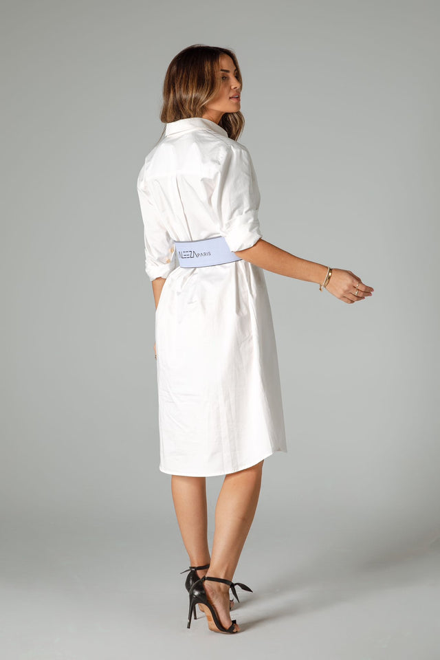 Aleeza Pristine Shirt Dress