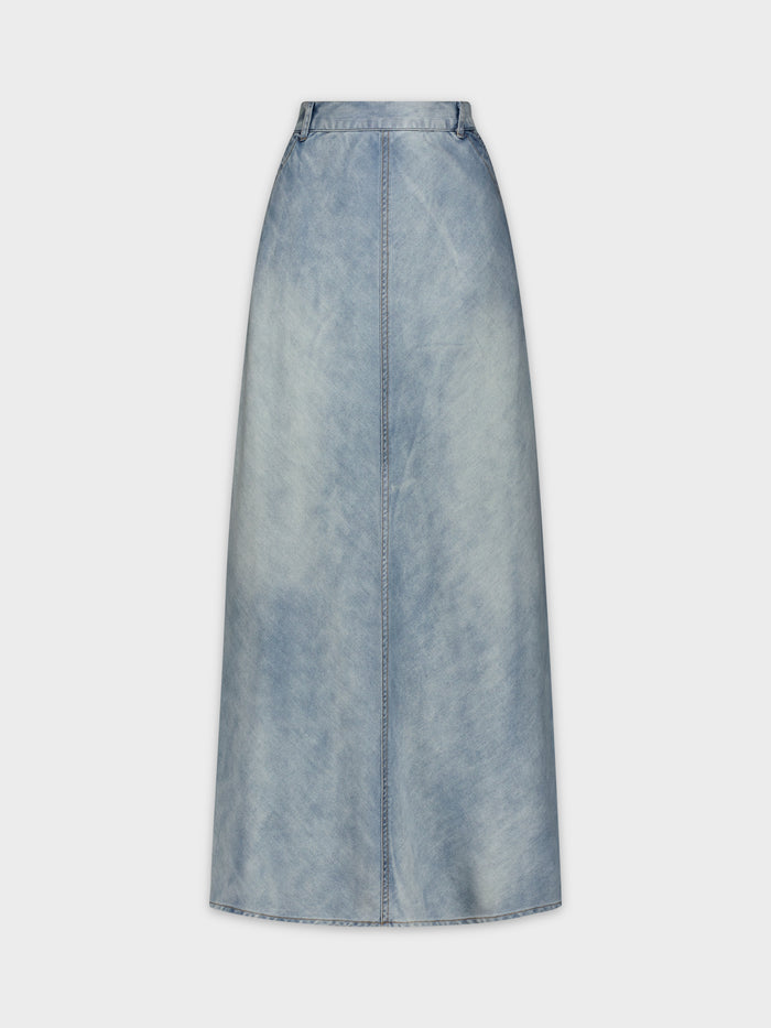 Meli Midwash Denim Skirt