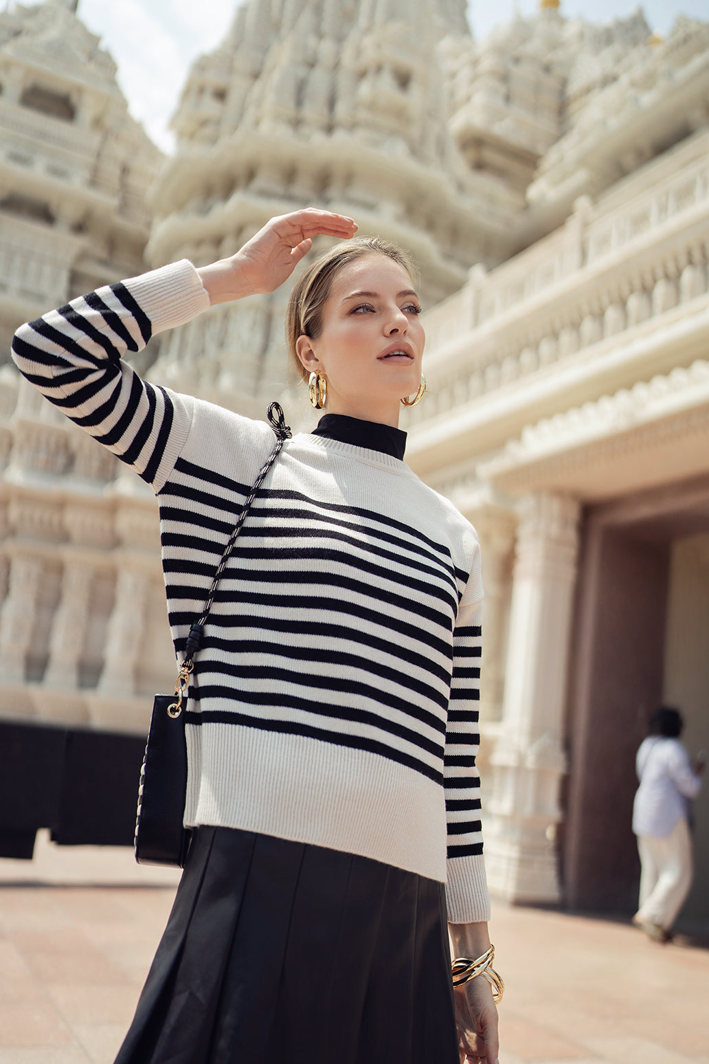Bliss Oversized Striped Sweater