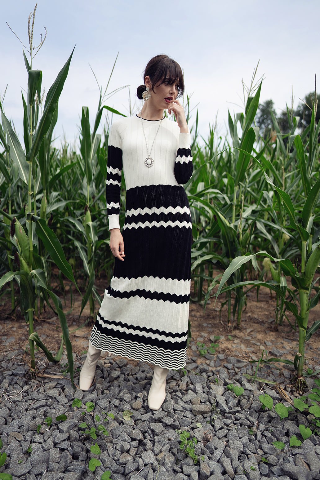 Bliss Knit Pointelle Dress