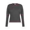 Parni Skinny Stripes Neon Dolman Tee