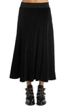 Hardtail Velour Princess Panel Midi Skirt