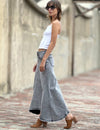 Wash Lab Selma Pieced Denim Maxi Skirt