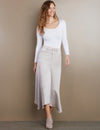 Wash Selma Pieced Denim Maxi Skirt
