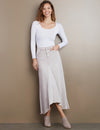 Wash Selma Pieced Denim Maxi Skirt