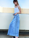 Washlab Lowdown Denim Maxi Skirt
