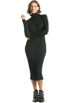 Hardtail Ribbed Slouchy Sweater Dress