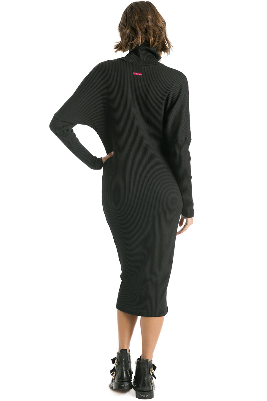 Hardtail Ribbed Slouchy Sweater Dress - Mementos Hardtail Ribbed Slouchy Sweater Dress - Mementos