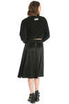 Hardtail Satin Princess Panel Knee Skirt