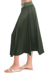 Hardtail Satin Princess Panel Midi Skirt