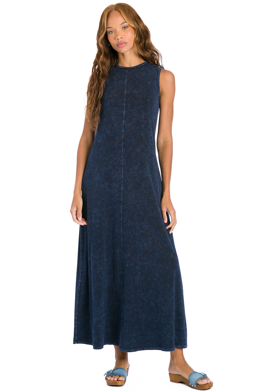 hardtail denim dress Hardtail Princess Panel Midi Dress