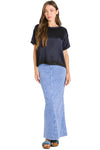 Hardtail Jean Column Maxi Skirt