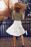 Bliss Ribbed Puff Sleeve LS Top-Top-Mementos