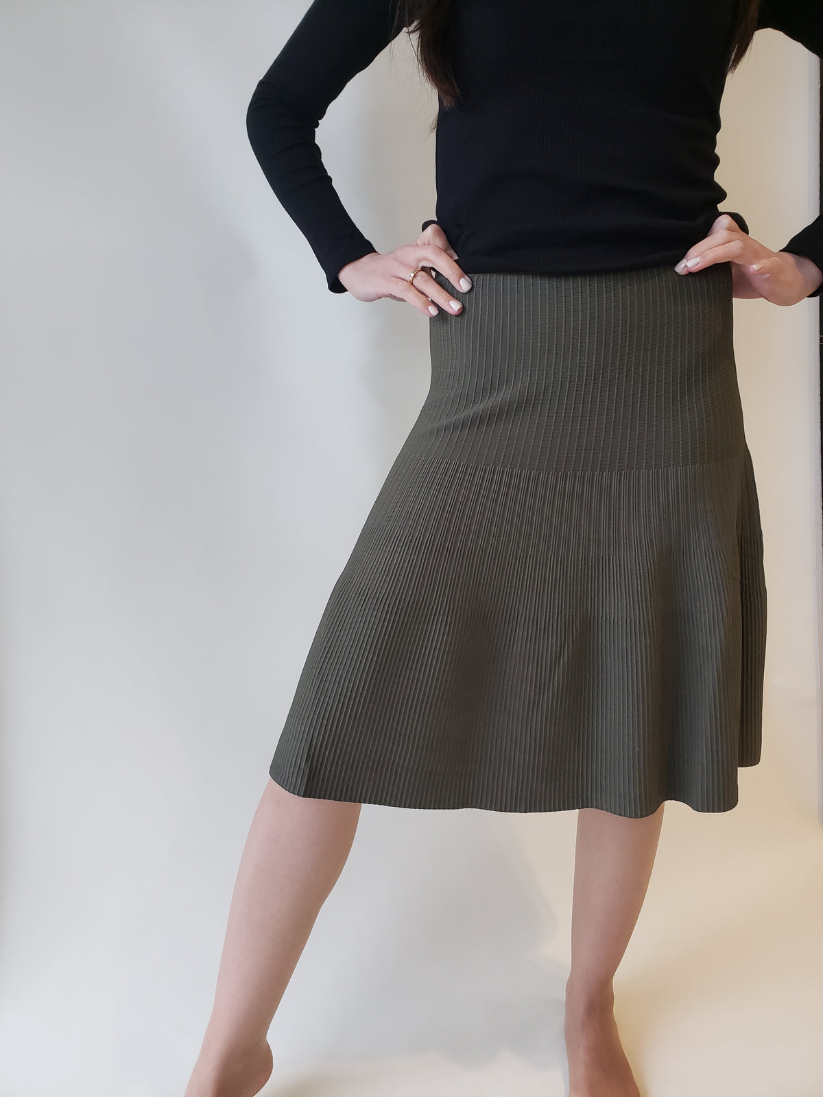 Kerisma Flora Knee Skirt-Skirt-Mementos