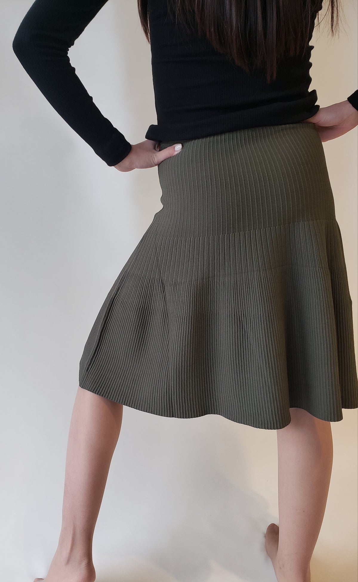 Kerisma Flora Knee Skirt-Skirt-Mementos